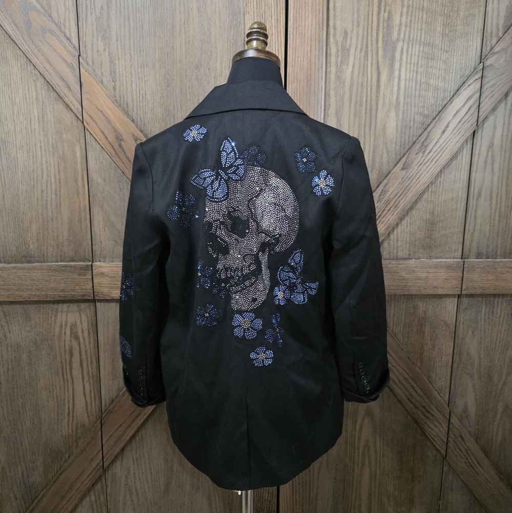 Zadig & Voltaire Skull Crystal Blazer